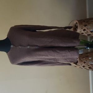 J. Jill 4 Button Front Cashmere Sweater